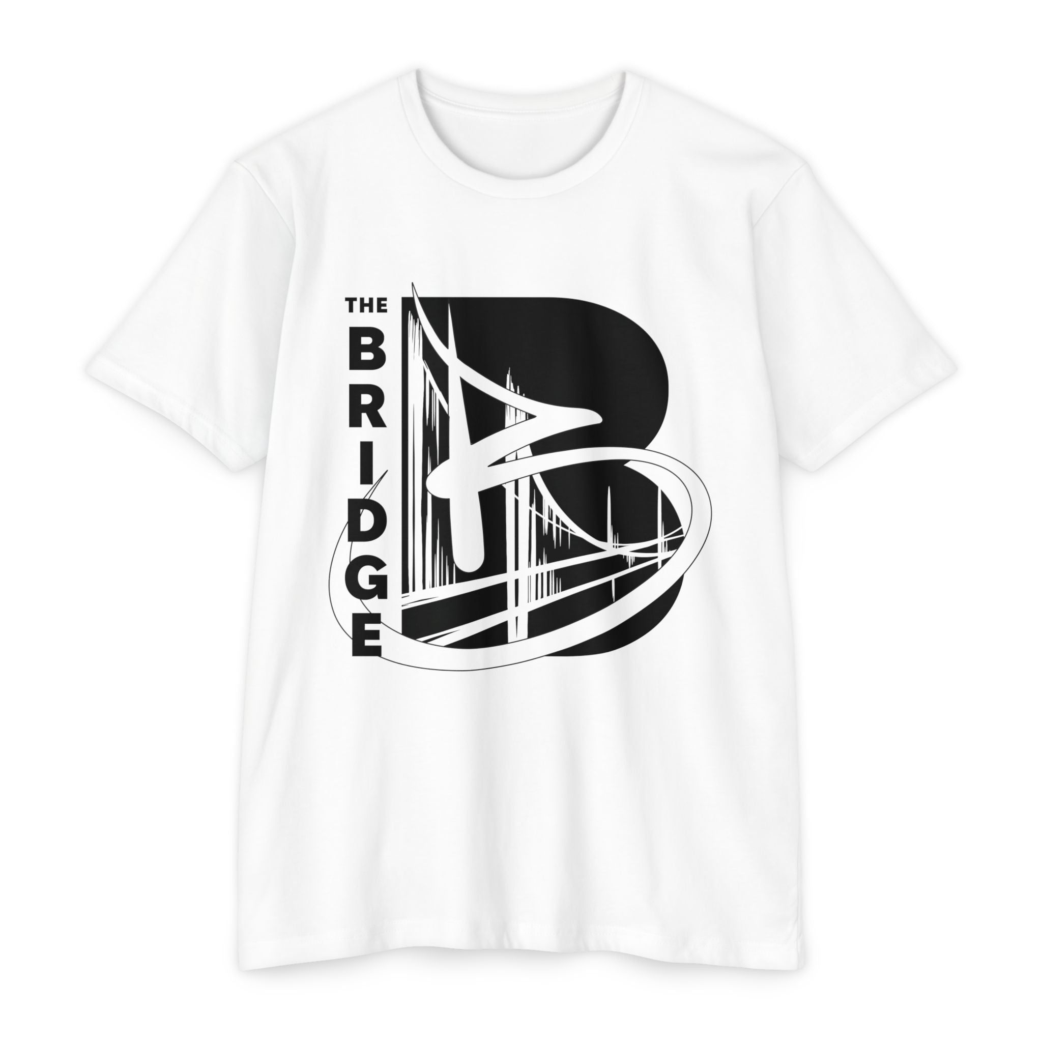 The Bridge Graphic T-Shirt Black Logo