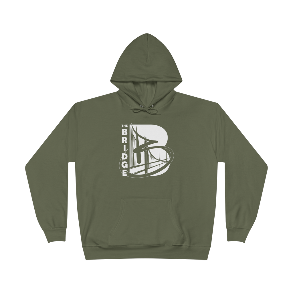The Bridge Hoodie White Logo