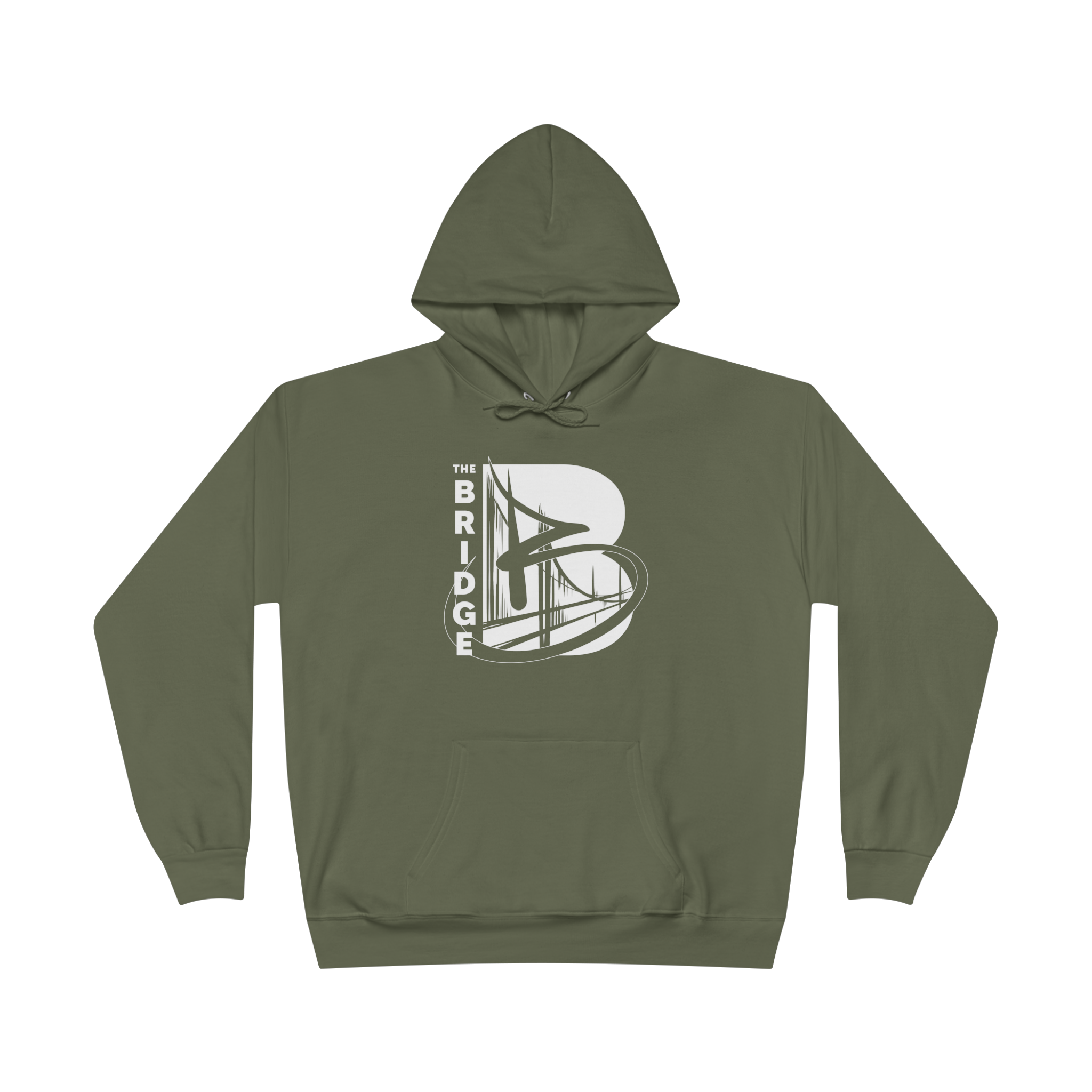 The Bridge Hoodie White Logo
